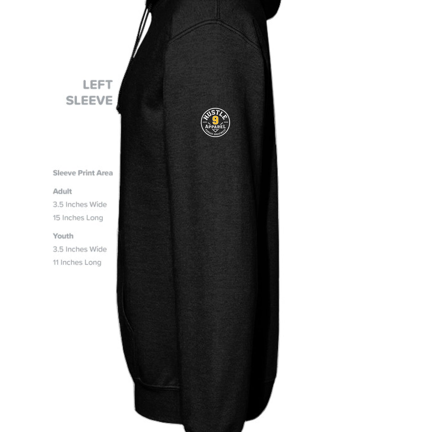 BLACK/ BLACK - SLEEVE_LEFT