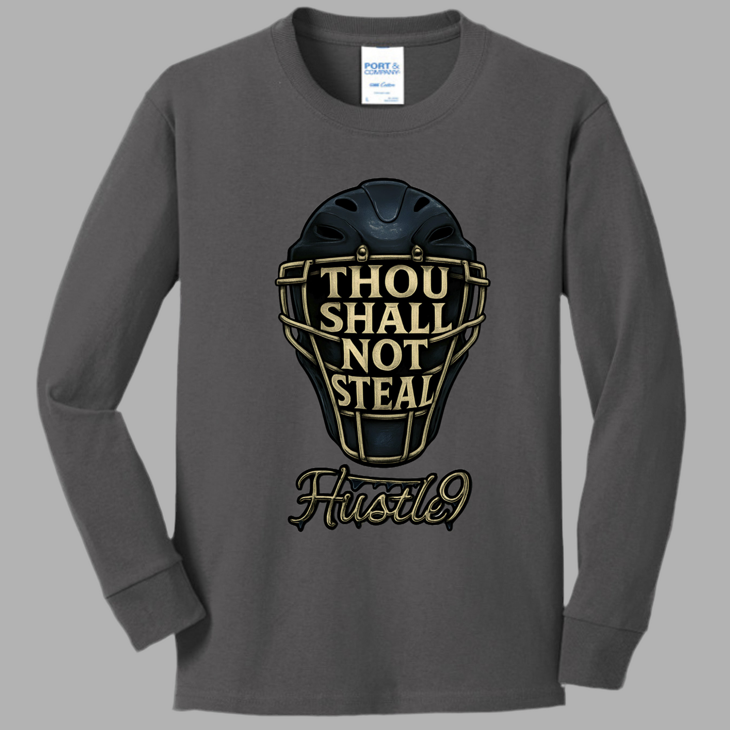 Thou Shall not Steal youth LS shirt