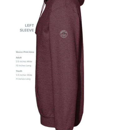 Maroon Heather - SLEEVE_LEFT