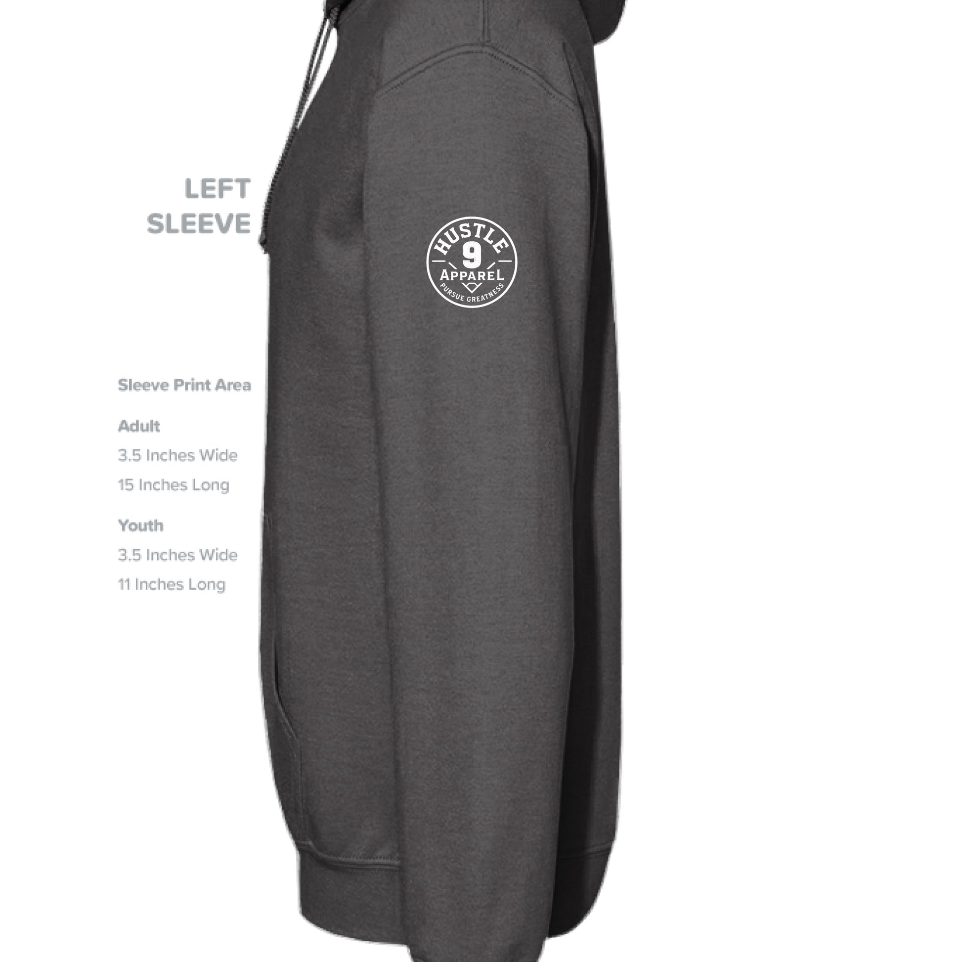 GRAPHITE BLACK - SLEEVE_LEFT