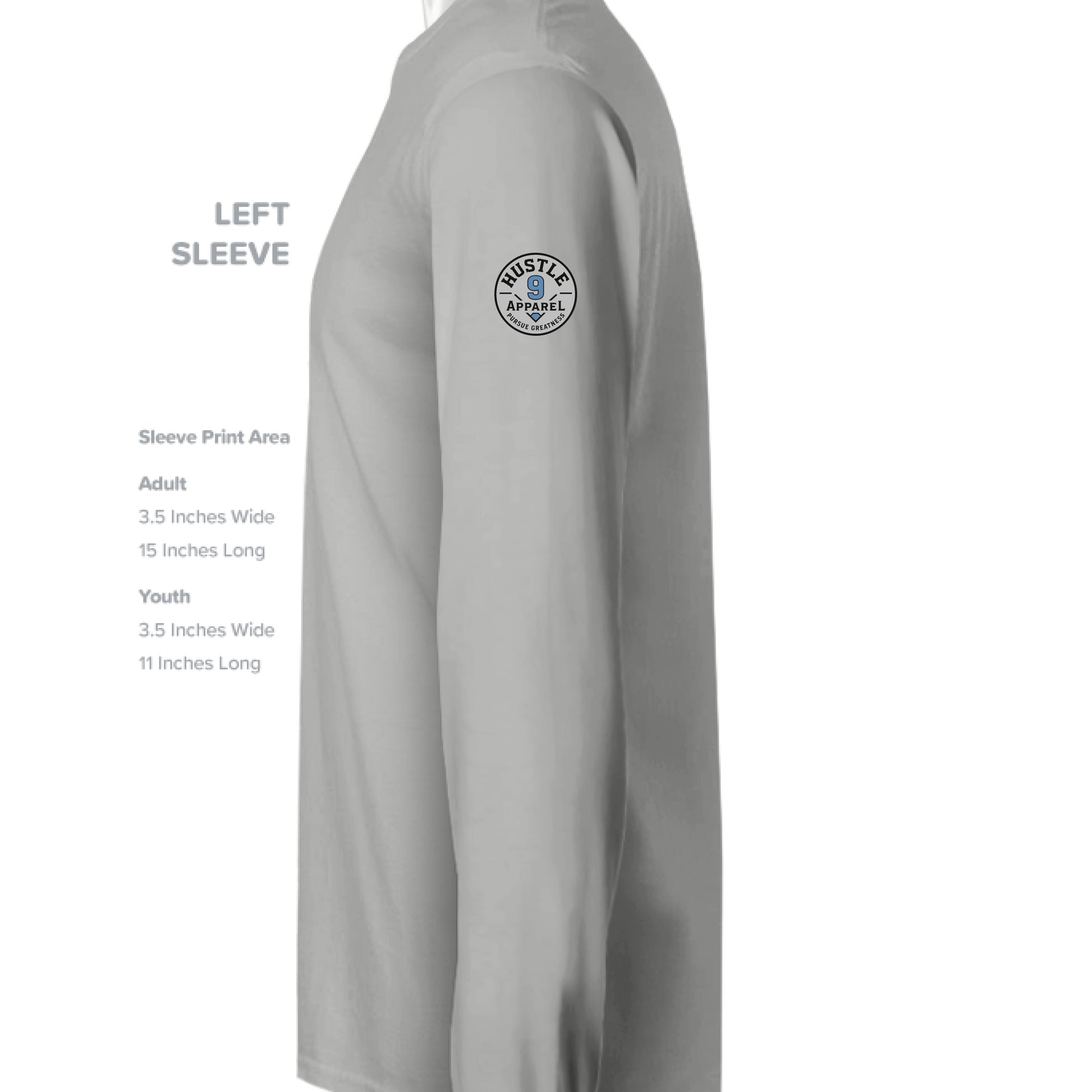 Light Grey Hth - SLEEVE_LEFT