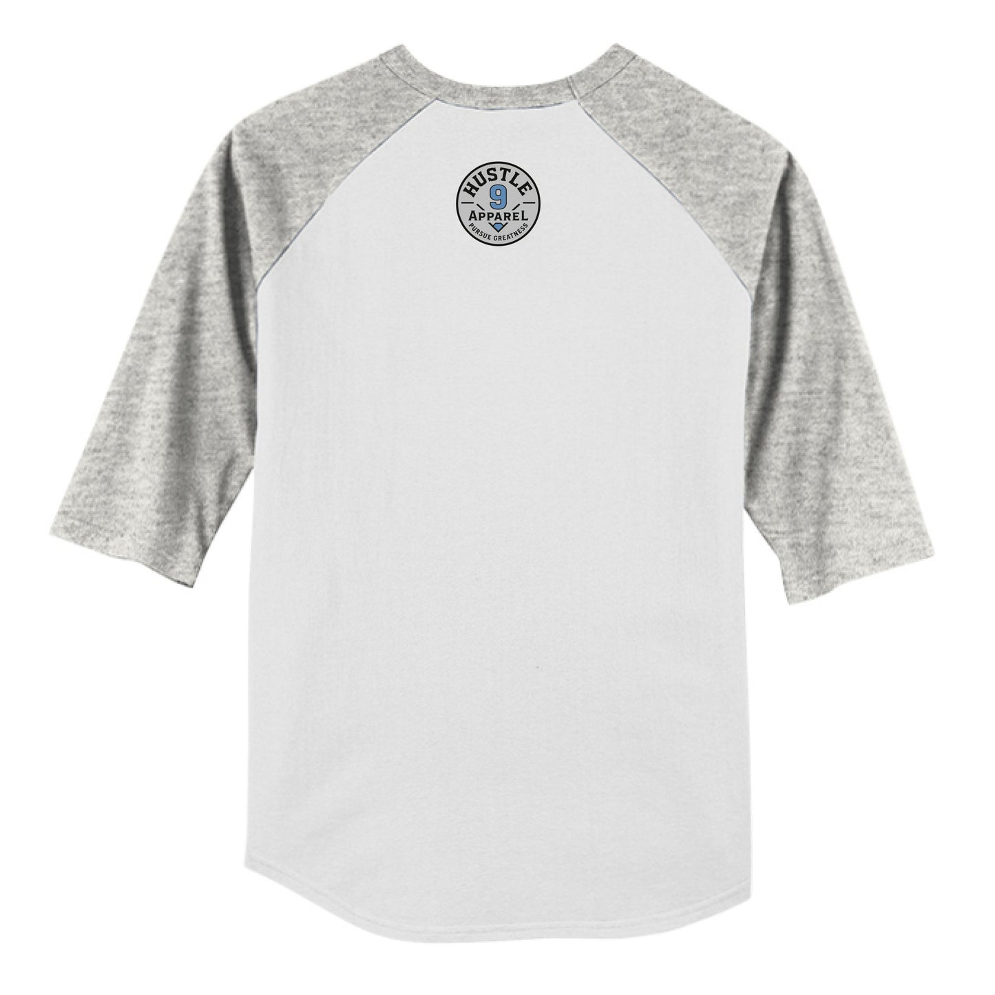 WHITE / HEATHER GREY - BACK