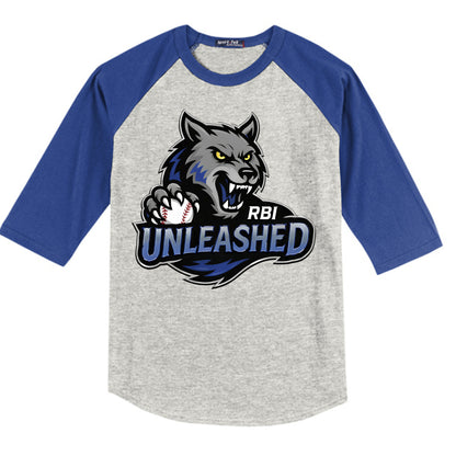 HEATHER GREY / ROYAL - FRONT