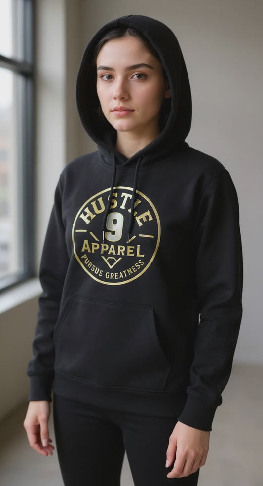 Youth Hustle 9 Sport-Wick Fleece Logo Hoodie